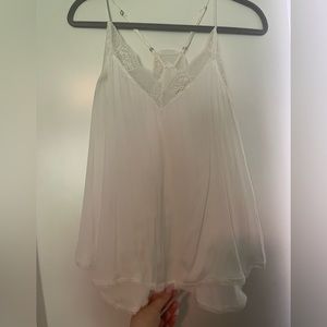 Lovestitch White Lace Tank